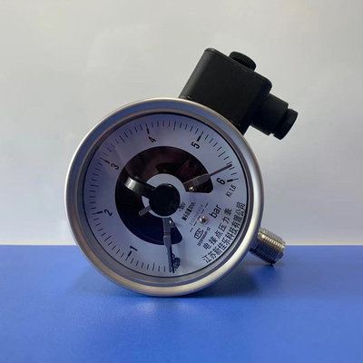 Magnetic Assisted Electric Contact เครื่องวัดความดัน Manometer สำหรับเครื่องกรองแบบกด YXC100
